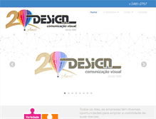 Tablet Screenshot of designcv.com.br